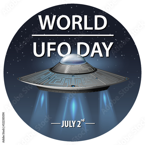 World UFO Day Poster Design