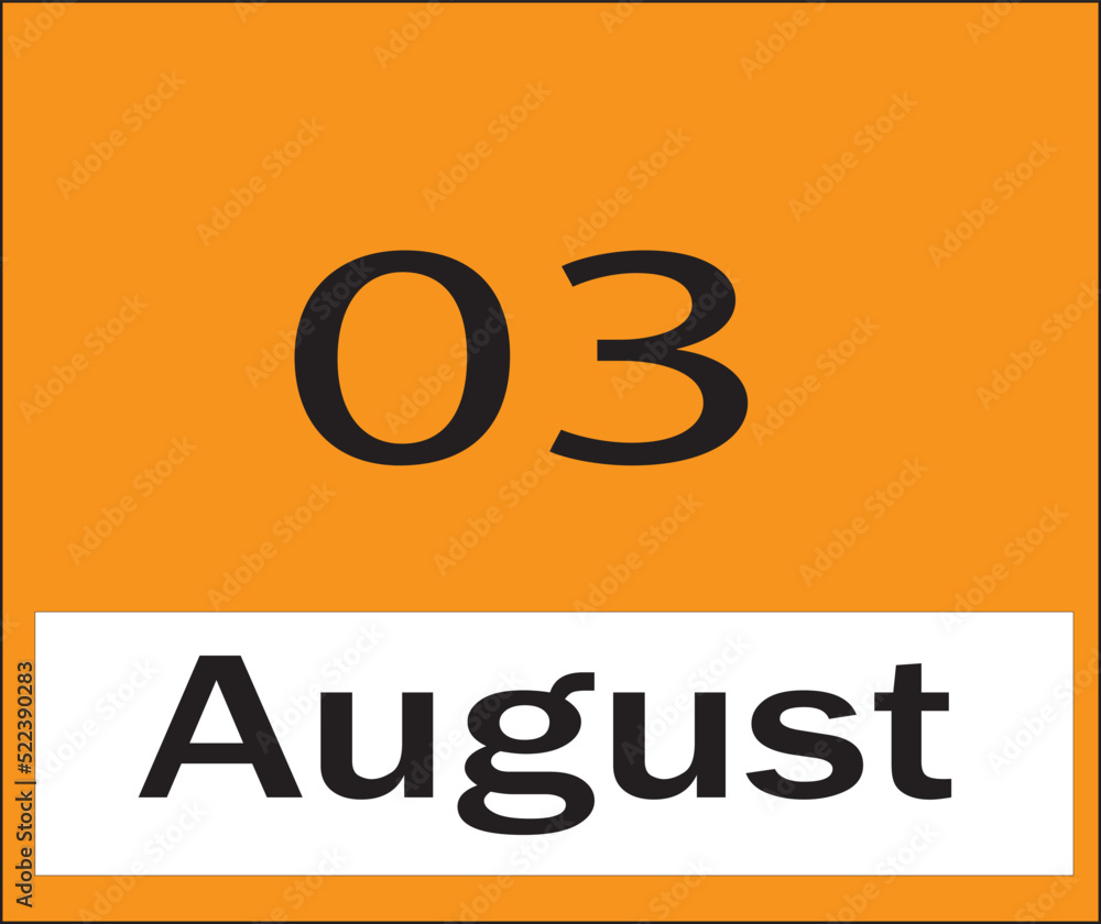 august vector illustration image clipart august vector illustration image clipart