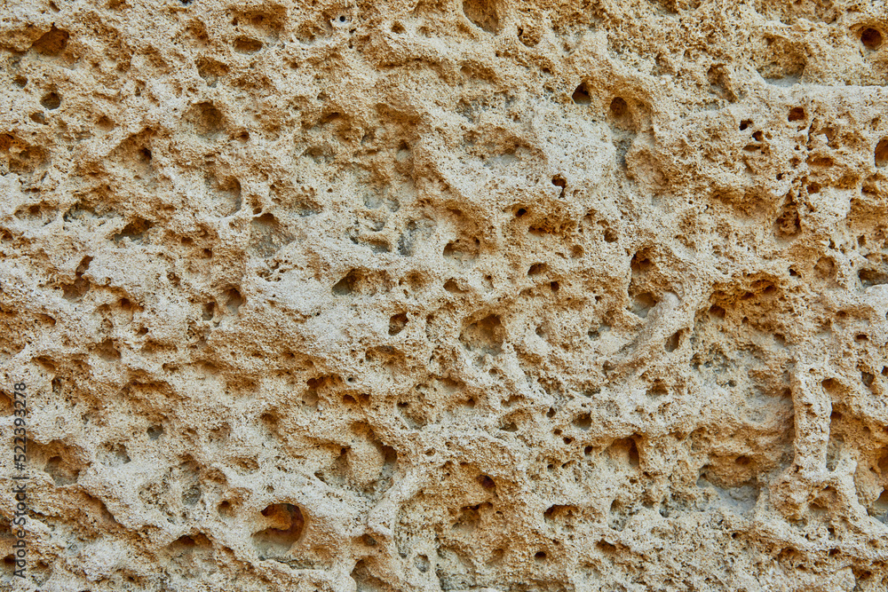 Background texture of old stone in old Jaffa