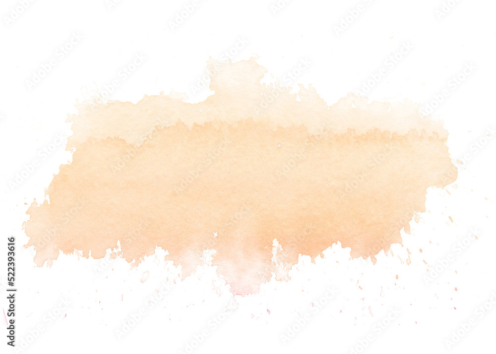 watercolor stain brush stroke frame isolated on white background,watercolor png file clipart
