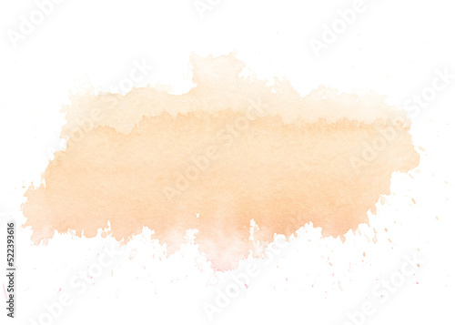 watercolor stain brush stroke frame isolated on white background,watercolor png file clipart
