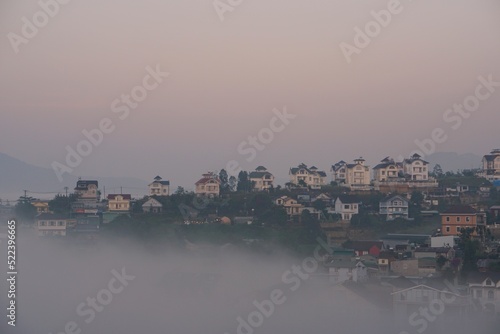 view of the city from the river