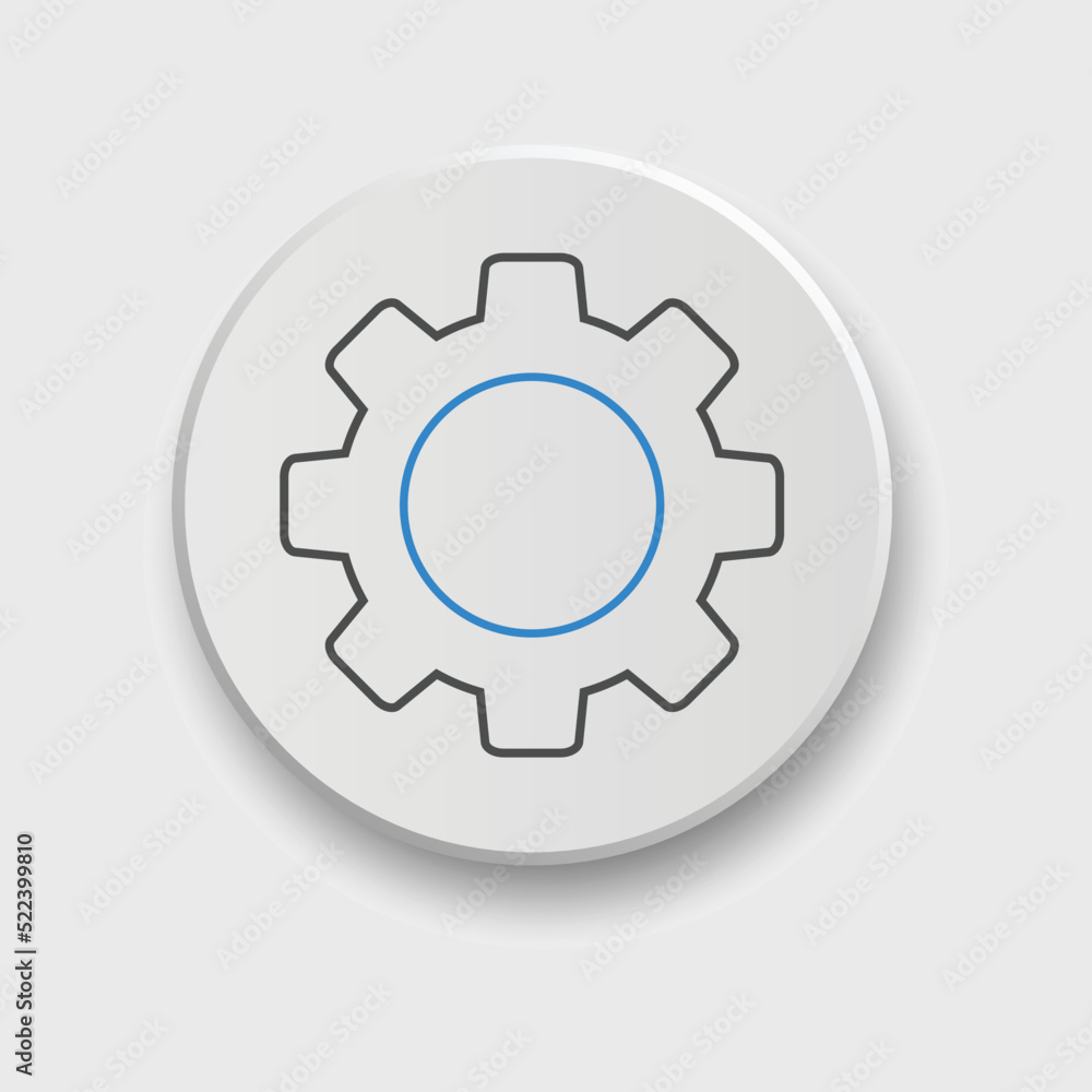 setting/gear icon with button for ui, social media, website Isolated on white background. Multicolor icon
setting/gear icon with button for ui, social media, website Isolated on white background. Multicolor icon