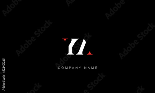 AY, YA Abstract Letters Logo Monogram
