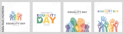 Women's Equality Day card set.