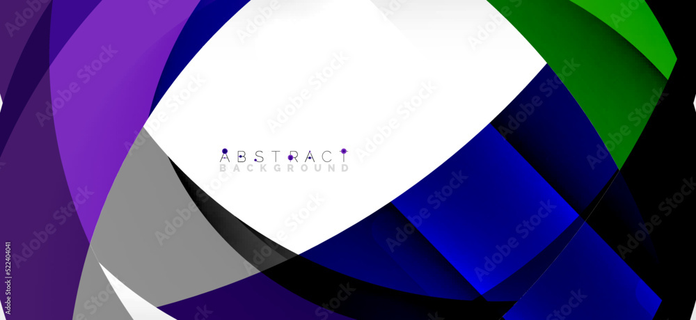 Color circle shapes, minimal geometric background. Trendy dynamic composition. Vector Illustration For Wallpaper, Banner, Background, Landing Page Color circle shapes, minimal geometric background. Trendy dynamic composition. Vector Illustration For Wallpaper, Banner, Background, Landing Page