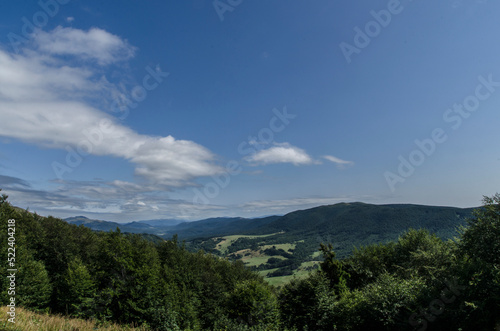 Bieszczady panorama z połoniny Wetlińskiej 