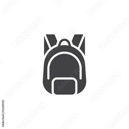 School bag vector icon