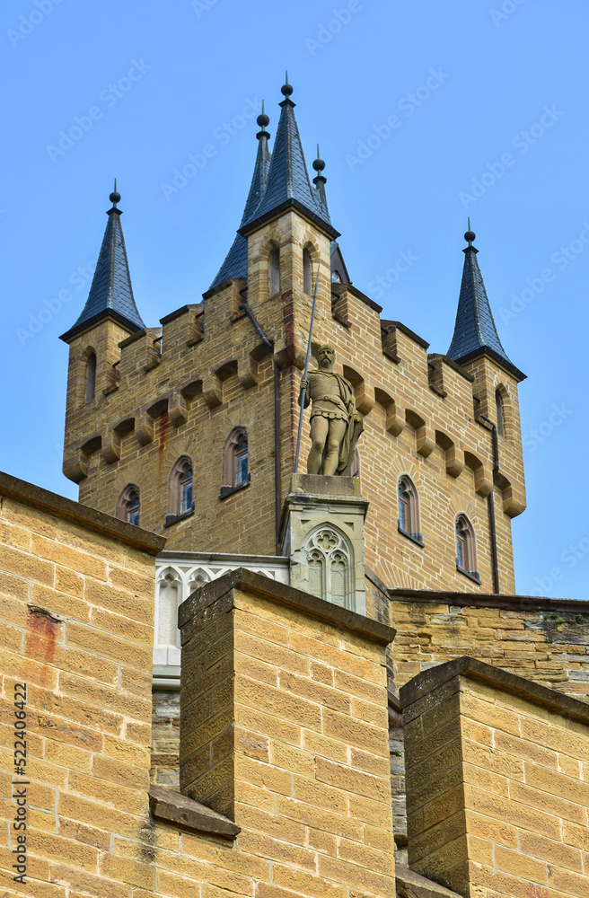 Tower of the Burg Hohenzollern in Germany