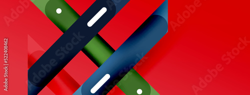 Background overlapping lines. Dynamic lines abstract wallpaper. Straight lines composition vector illustration for wallpaper banner background or landing page