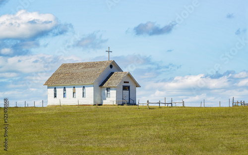 Countryside landscape of 1880 town in South Dakota