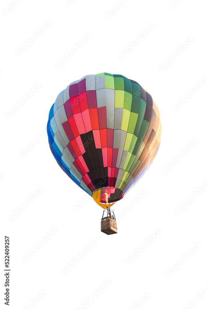Obraz premium Hot air balloon isolated