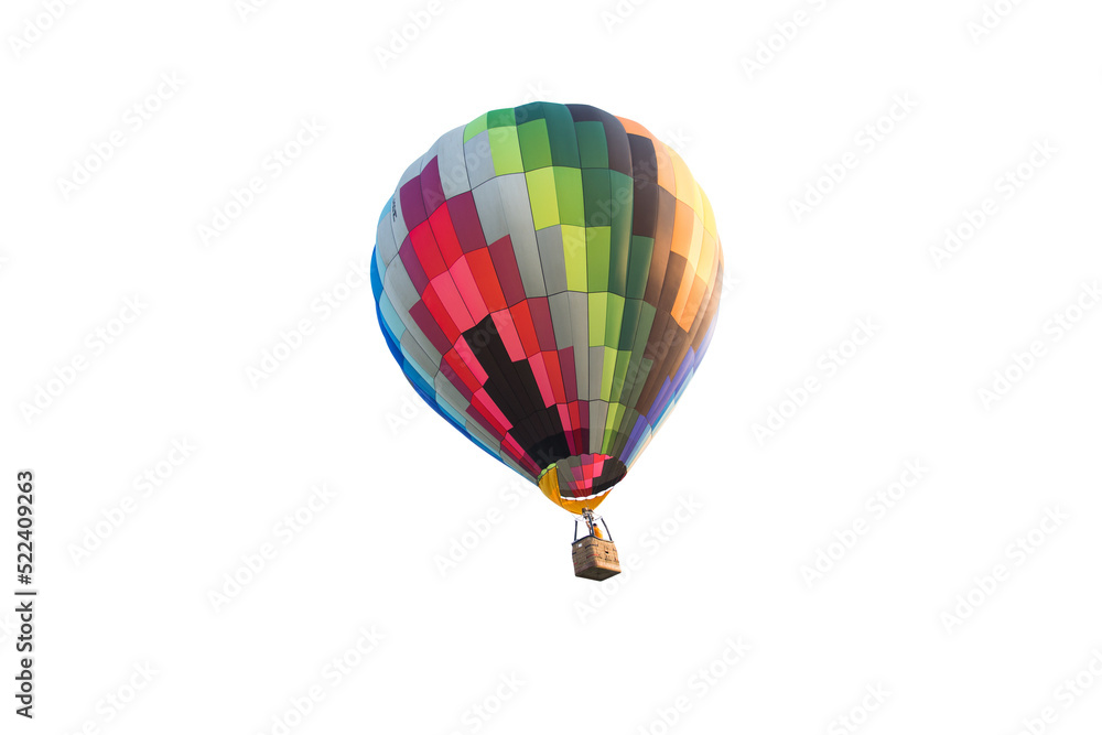 Fototapeta premium Hot air balloon isolated