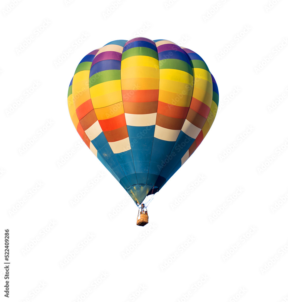 Fototapeta premium Hot air balloon isolated