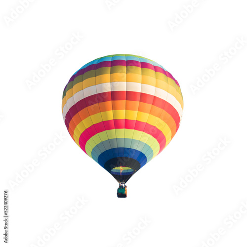 Hot air balloon isolated Fototapeta