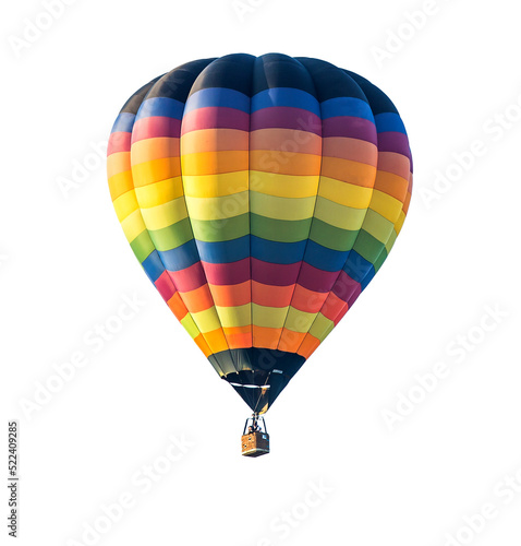 Fotomurale Hot air balloon isolated