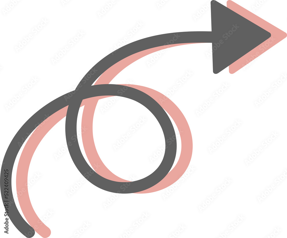 Simple Line Arrow doodle Icon Symbol Hand Draw Simple Line Arrow doodle Icon Symbol Hand Draw