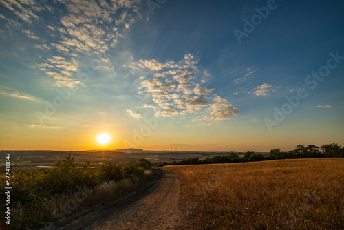 Wallpaper Mural sunset in the field Torontodigital.ca