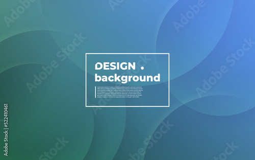 modern abstract dynamic blue green circle shape shadow and light dimension background. eps10 vector
