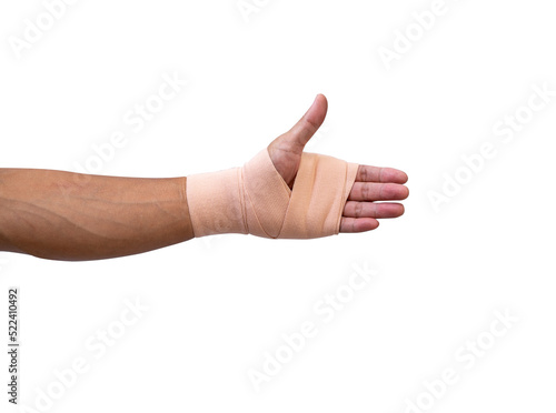 Wallpaper Mural Broken hand warp with elastic bandage Torontodigital.ca