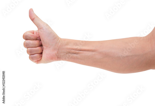 Wallpaper Mural Hand isolated Torontodigital.ca