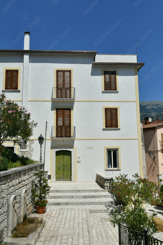 An old house in Cusano Mutri, a medieval village in the province of Benevento in Campania, Italy.