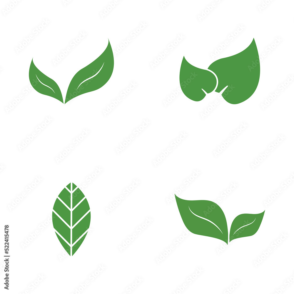 Logos of green Tree leaf ecology nature element vector Logos of green Tree leaf ecology nature element vector