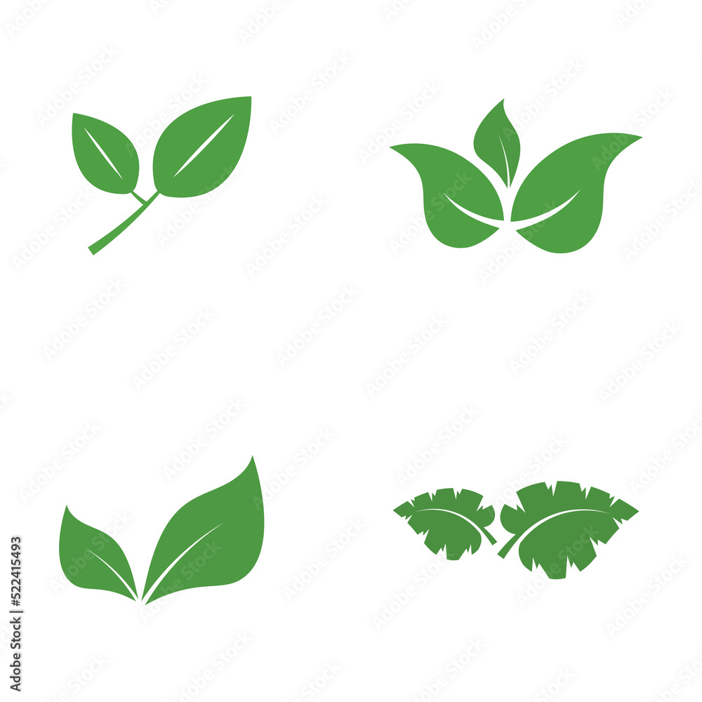 Logos of green Tree leaf ecology nature element vector Logos of green Tree leaf ecology nature element vector