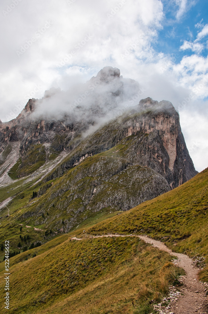 Hiking Alta Via 2, Dolomites, Italy