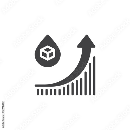 High blood sugar vector icon