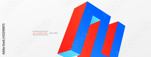 3d line geometric creative ...