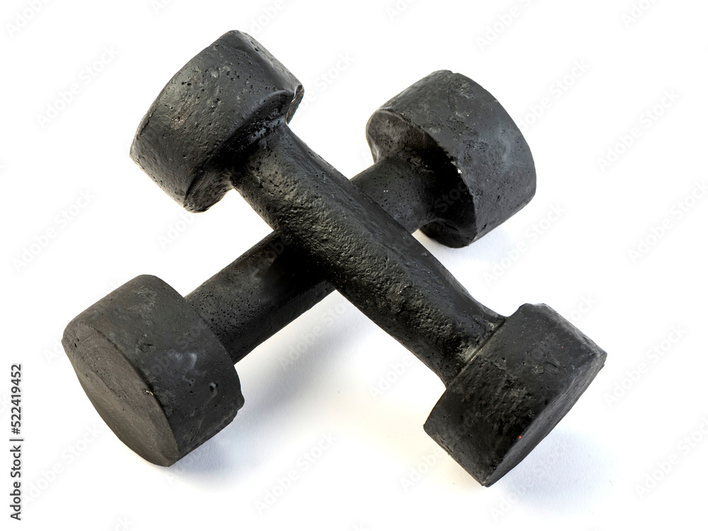 Weights, dumbbells and bodybuilding. Sport Weights, dumbbells and bodybuilding. Sport