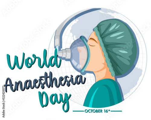 World Anaesthesia Day Banner Design