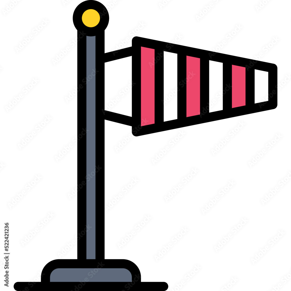 Wind direction sign icon, location map and navigation vector Wind direction sign icon, location map and navigation vector