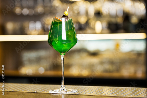 green cocktail