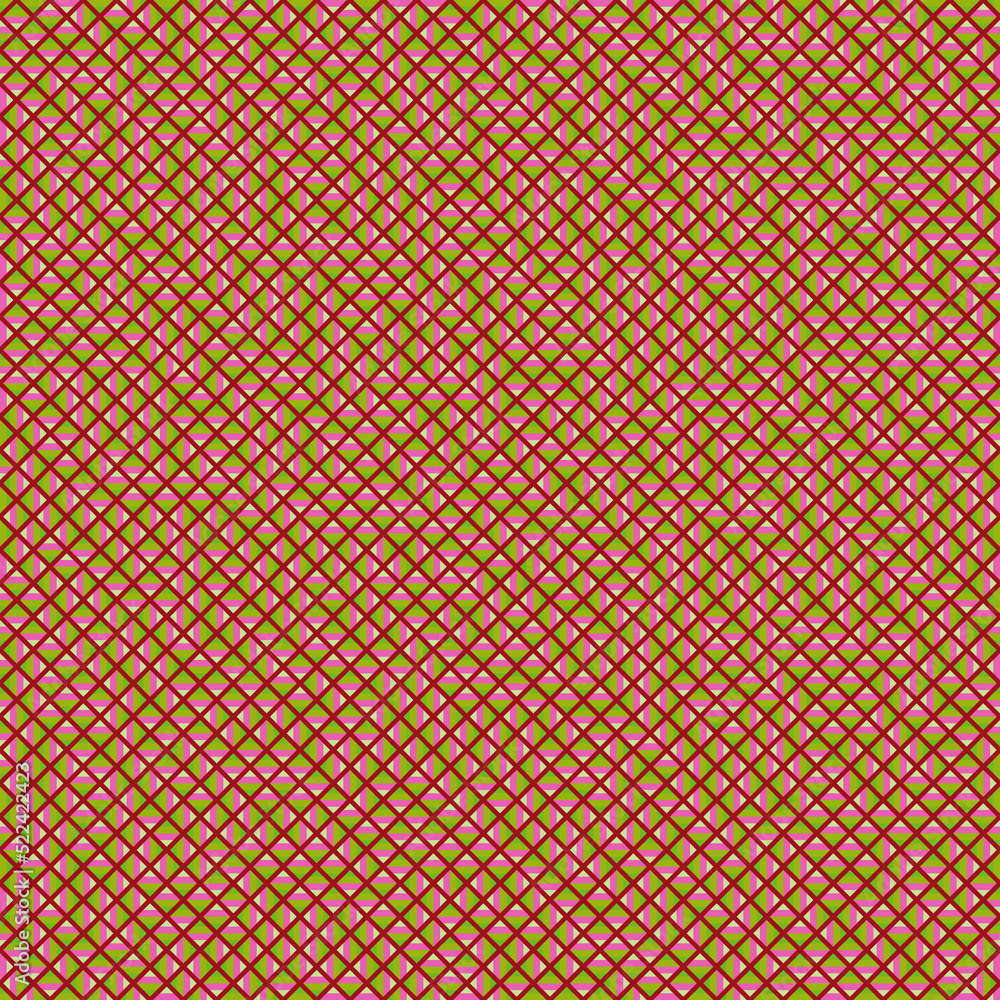 Color Rhombus tile tessellation pattern illustration Color Rhombus tile tessellation pattern illustration