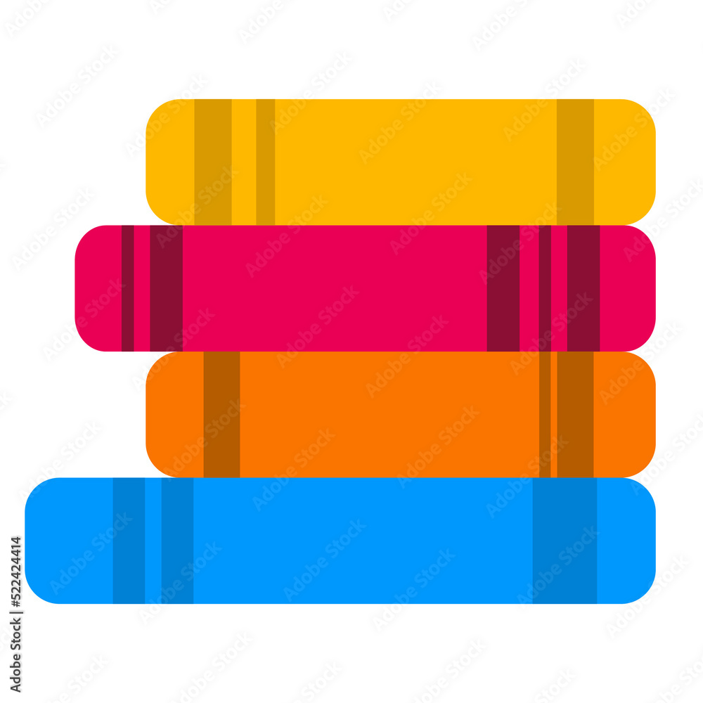 stacked books icon design stacked books icon design