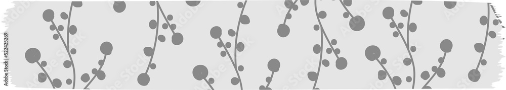 washi tape with floral element washi tape with floral element