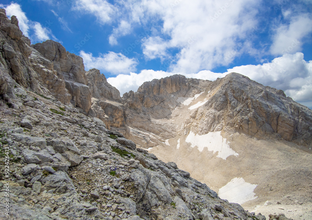 Appennini mountains, Italy - The mountain summit of central Italy, Abruzzo region, above 2500 meters