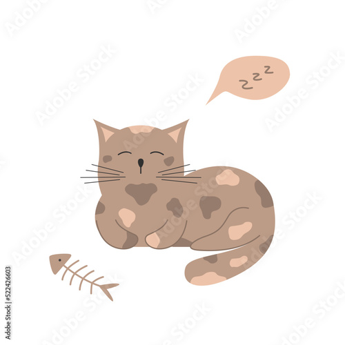 Hand drawn cat.