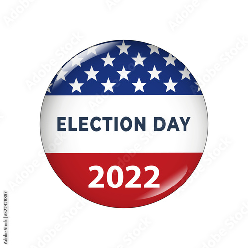 Election 2022 USA Button