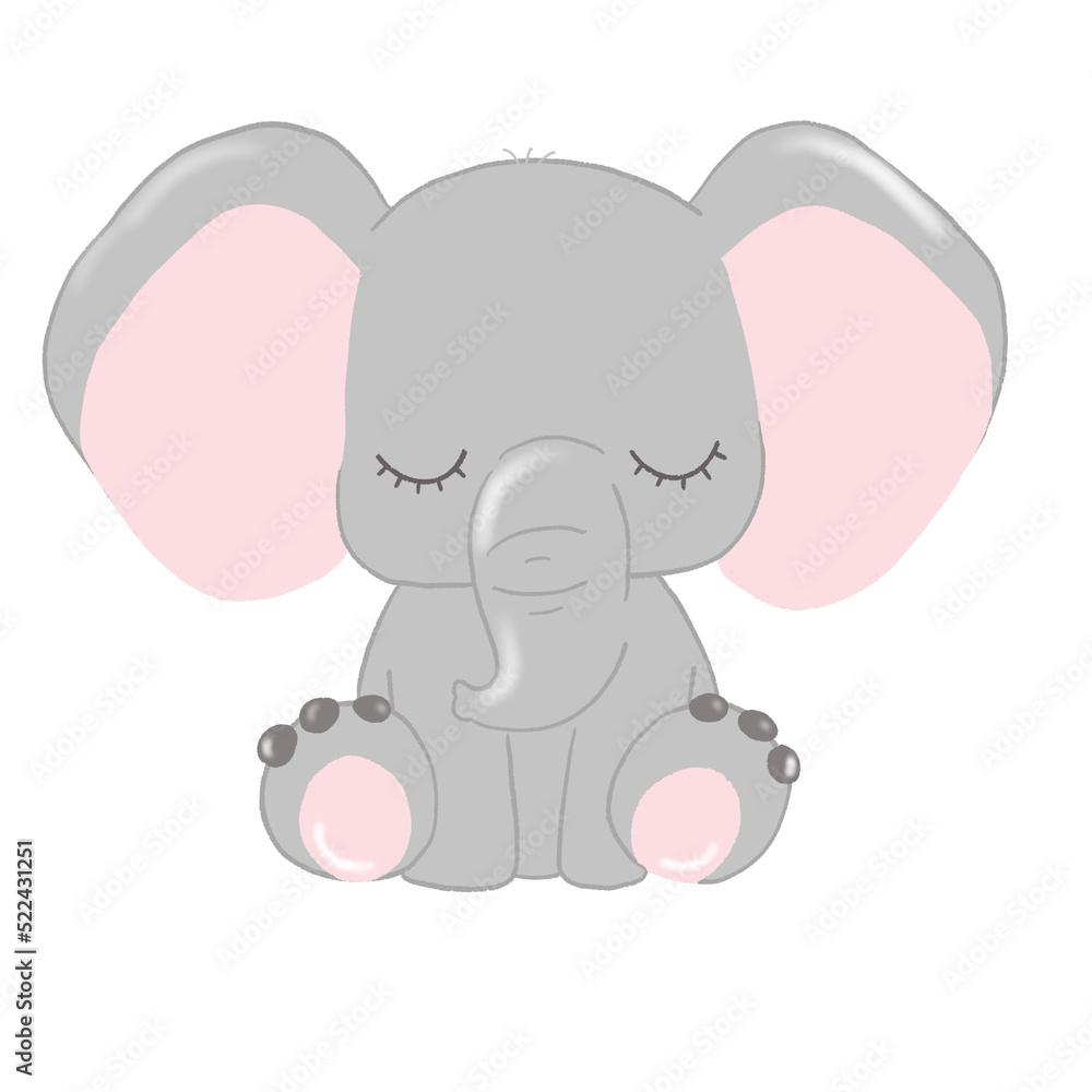 Fototapeta premium Close Eye - Elephant