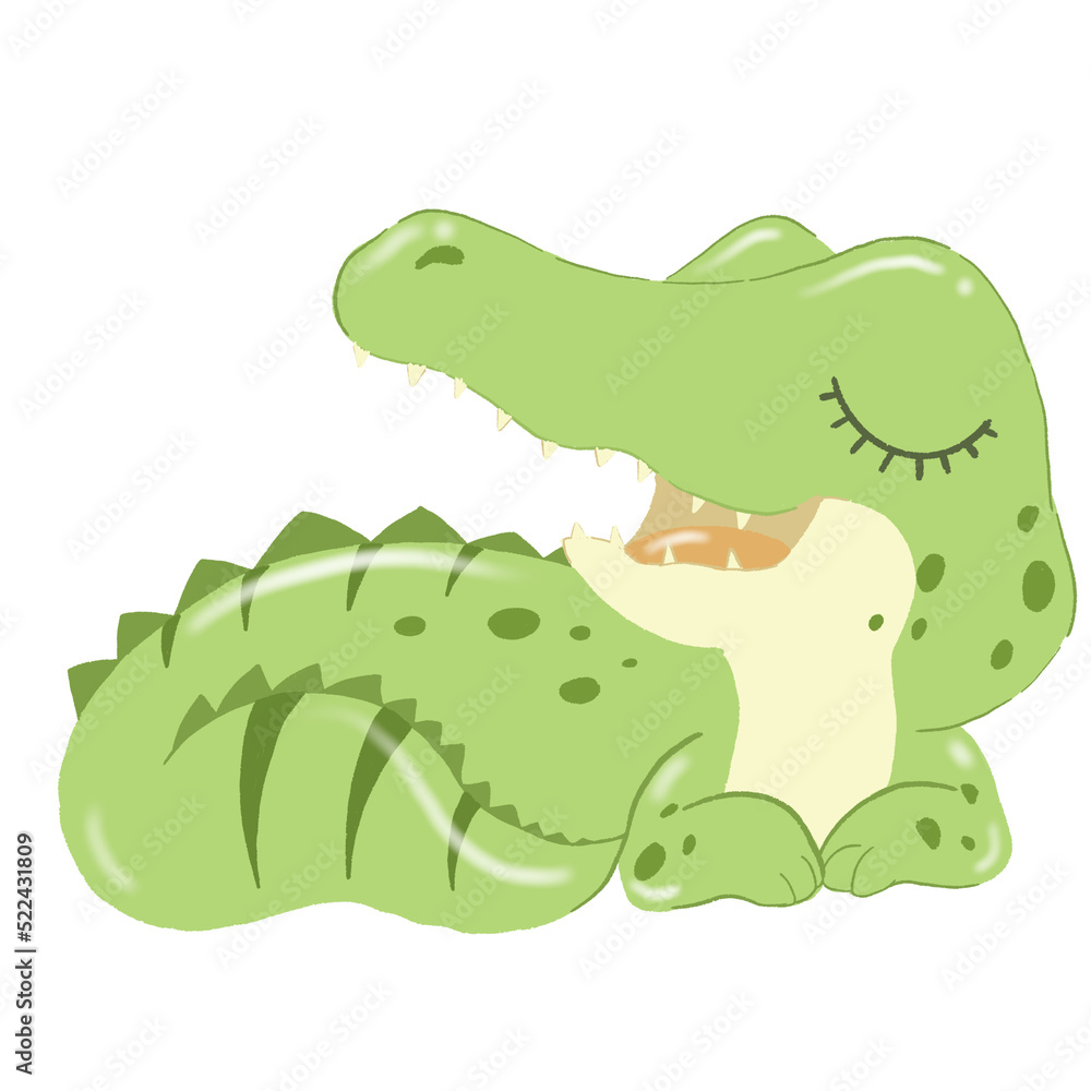 Obraz premium Close Eye - Crocodile