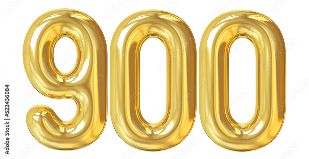 900 followers number gold clip 900 followers number gold clip