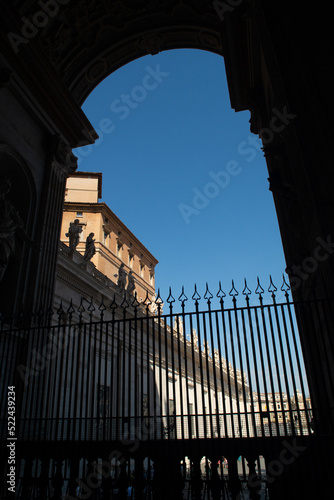view of the vatican square in italy