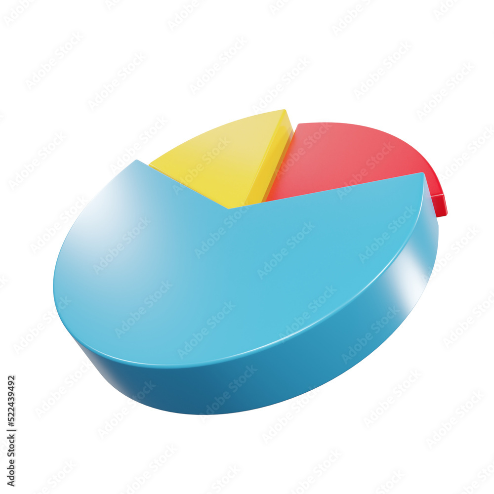 Obraz premium pie chart or circle graph.
