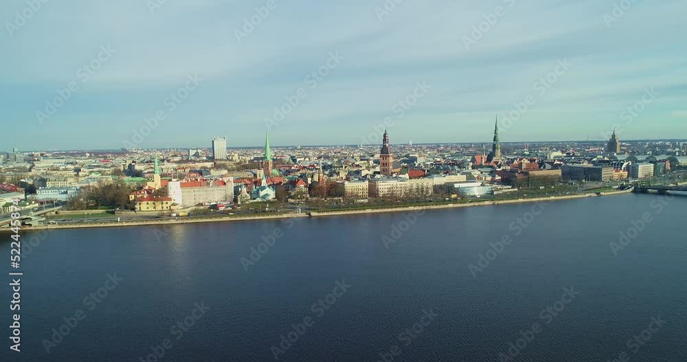 Old Riga panoramic view. Latvija. EU. Old Riga panoramic view. Latvija. EU.