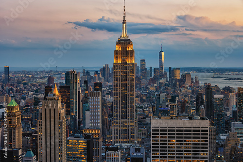 Obraz na plátně The skyline of New York City, United States