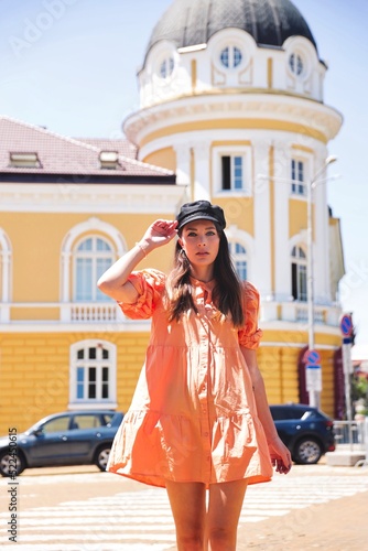 portrait of a woman in sofia bulgaria 