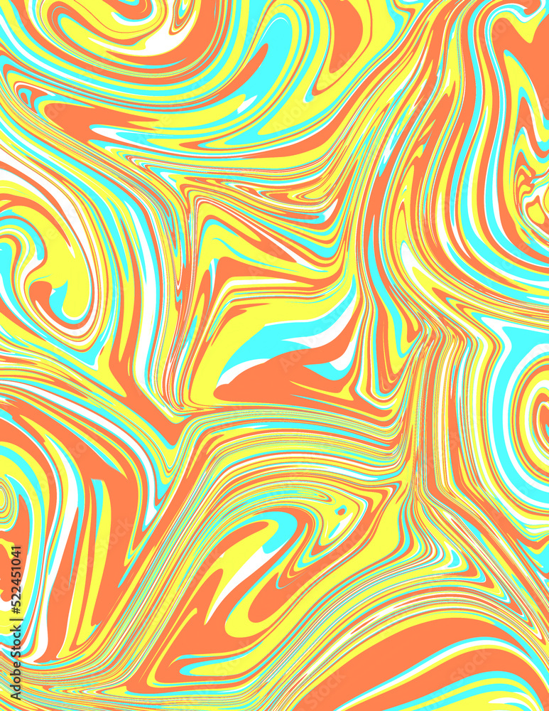Rainbow Marble Background Texture
